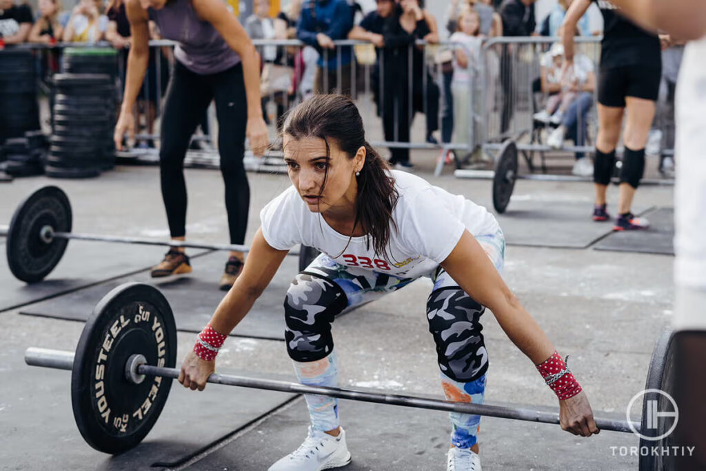 weightlifting outside