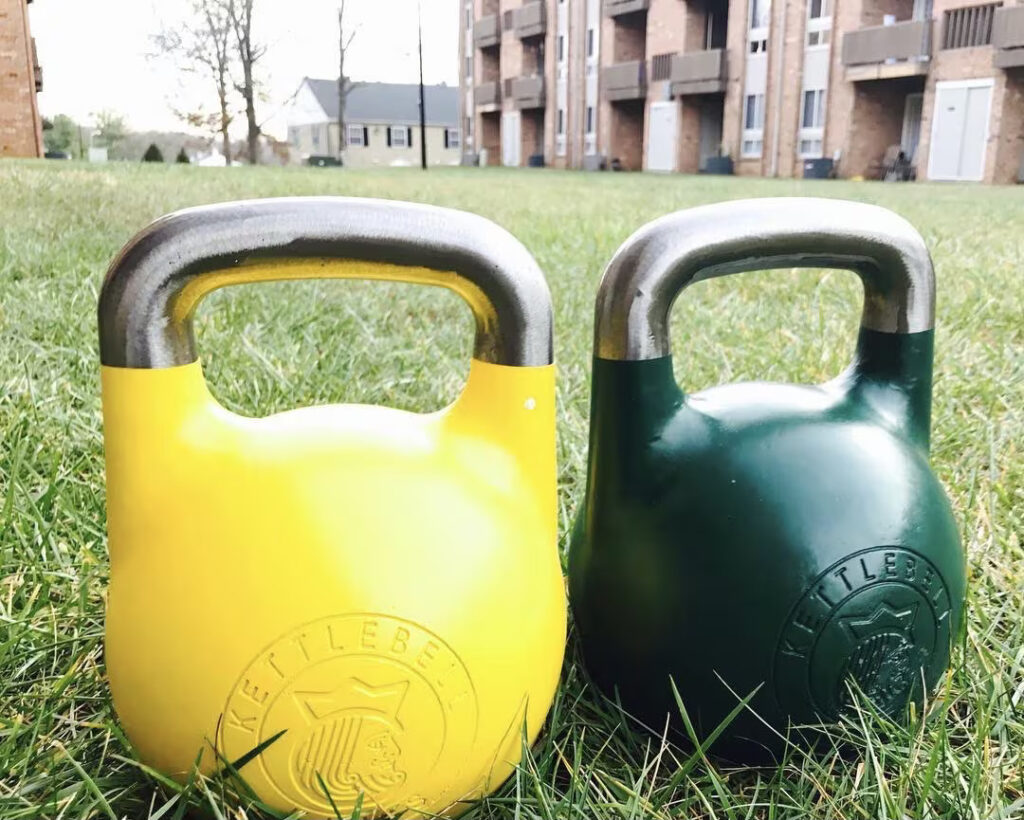 kettlebells different colors