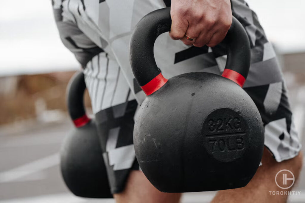 kettlebells view