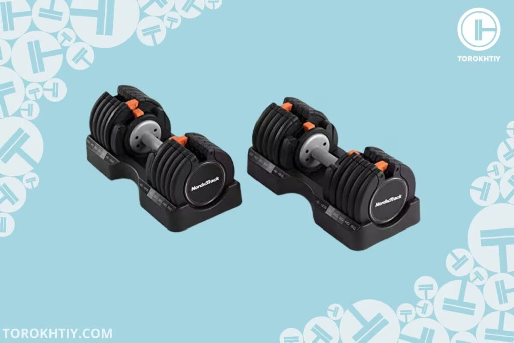 The NordicTrack Adjustable Dumbbells