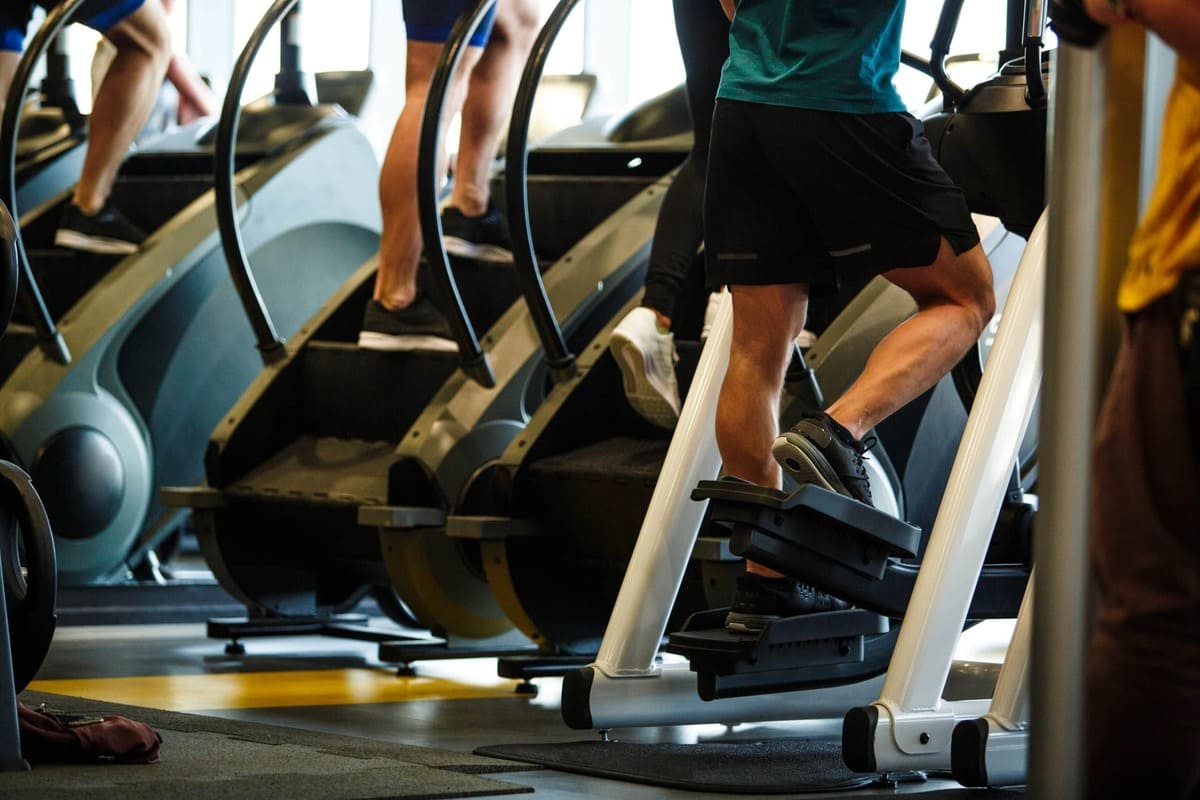 Stairmaster or Elliptical machines in gym