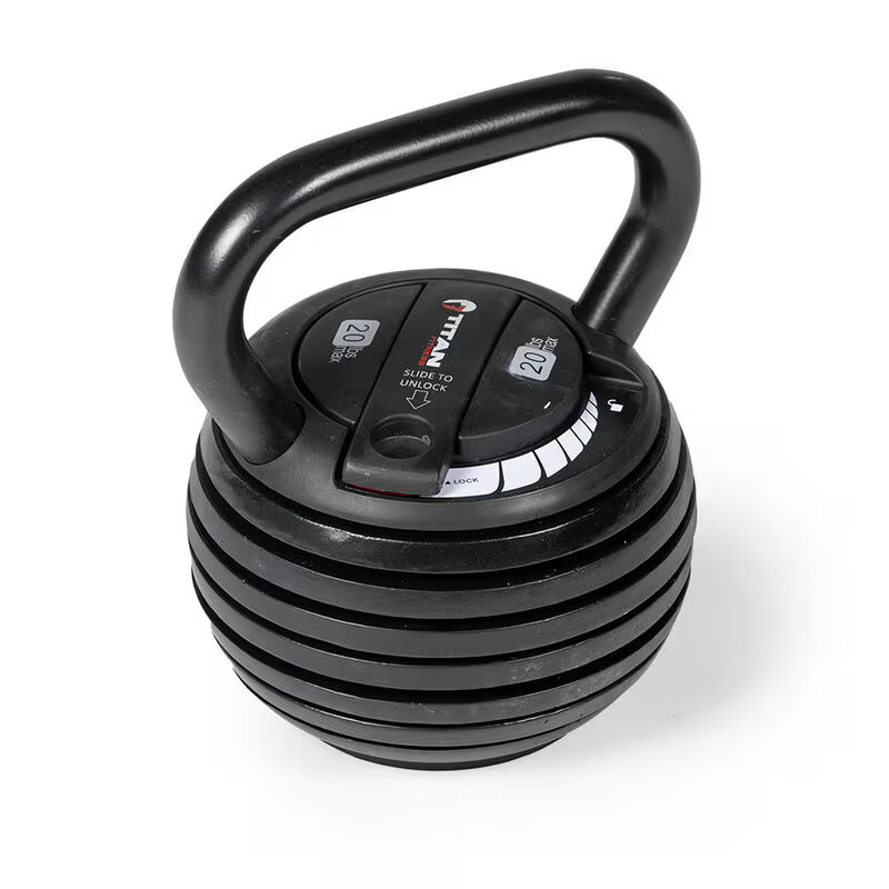 titan fitness adjustable kettlebell