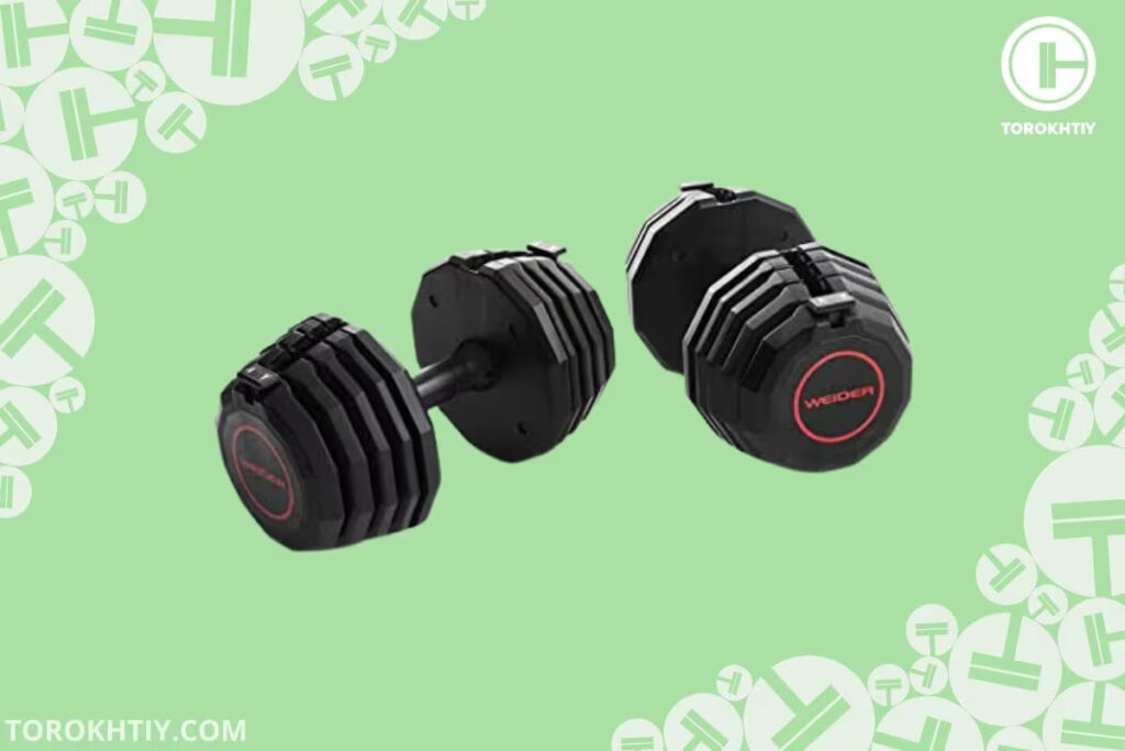 Weider Select-A-Weight Adjustable Dumbbells