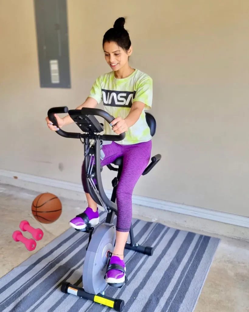 ATIVAFIT Foldable Fitness Indoor Bike