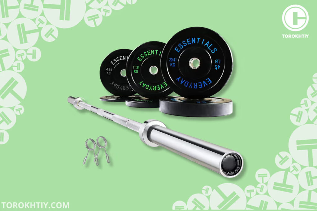 BalanceFrom 2" Olympic Barbell Set 