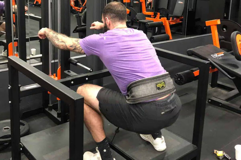 Belt Squat Exercise