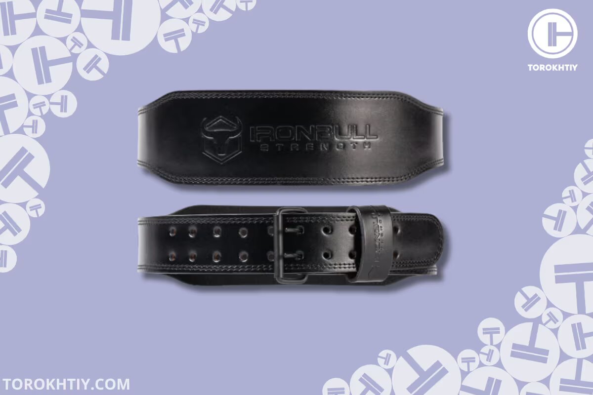 iron bull weighlifting belt sample