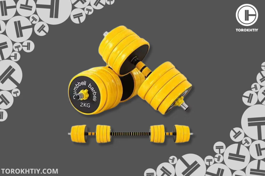Nice C Dumbbell Set, Weights Adjustable Barbell Pair