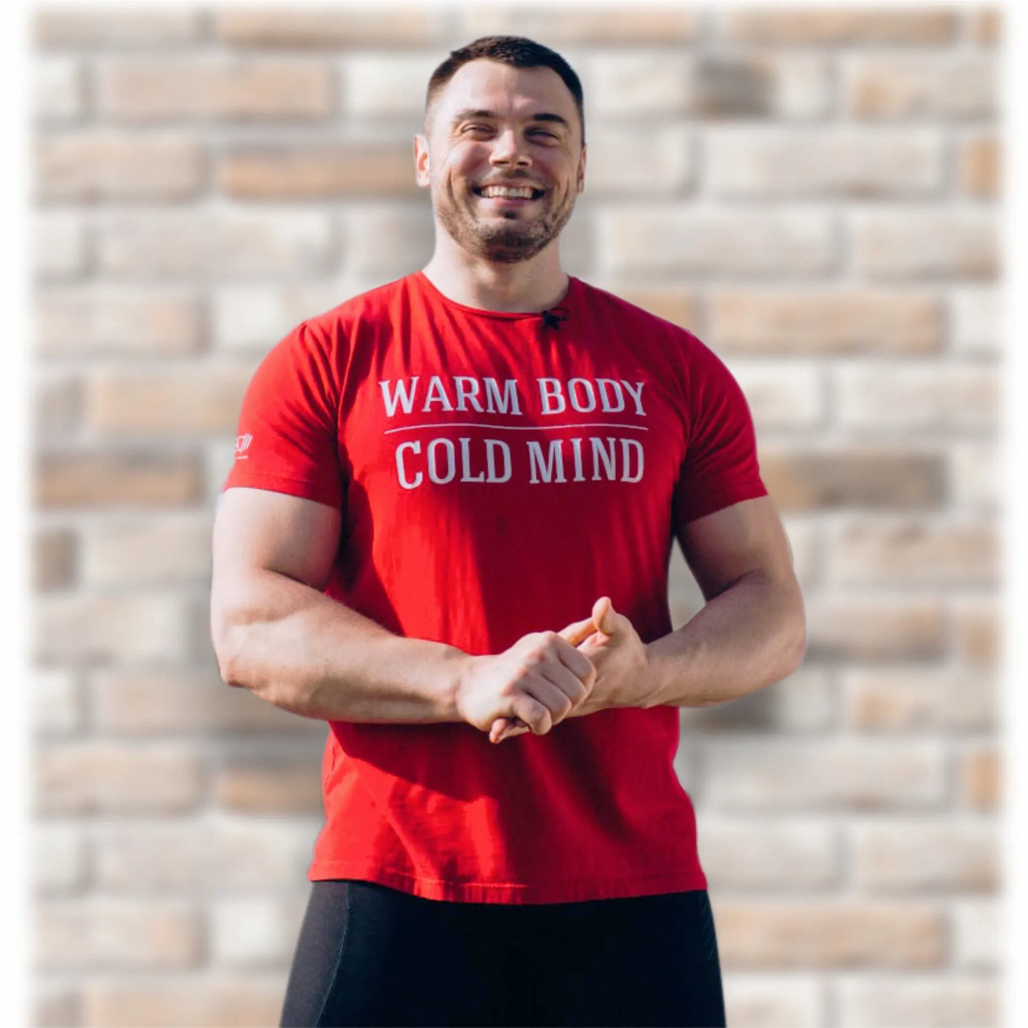 Oleksiy Torokhtiy in WBCM t-shirt