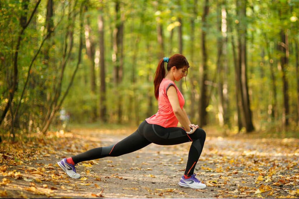 Morning Lunges in the Park