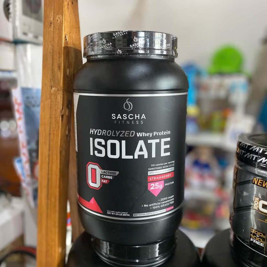 Sascha Fitness Hydrolyzed Whey Protein Isolate instagram