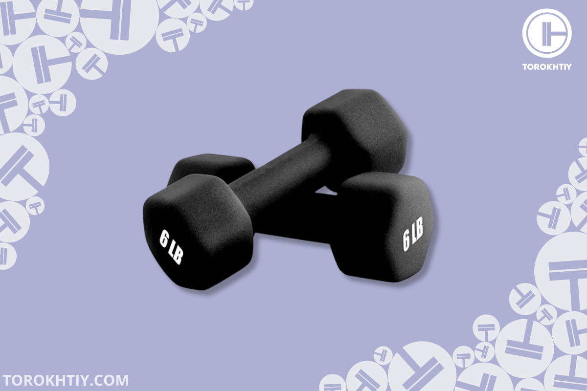 Portzon Neoprene Dumbbells Set