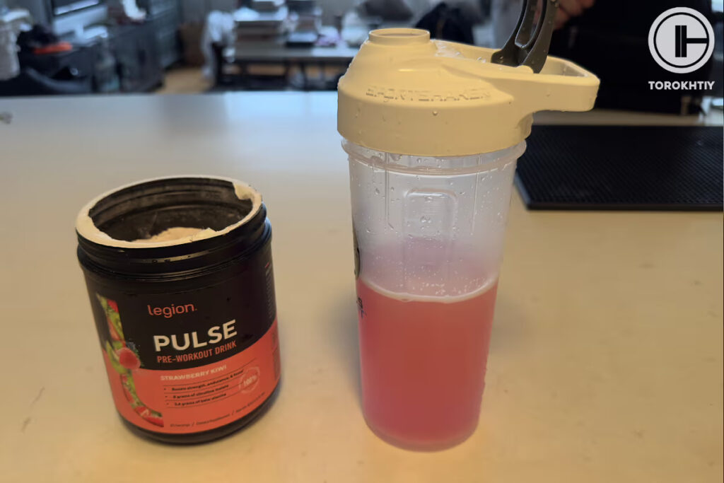 prepared pre-workout drink