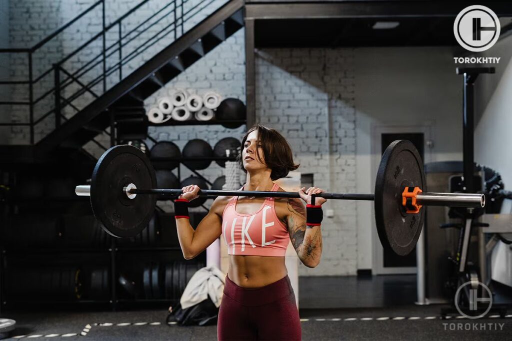 Female Snatch in Gym