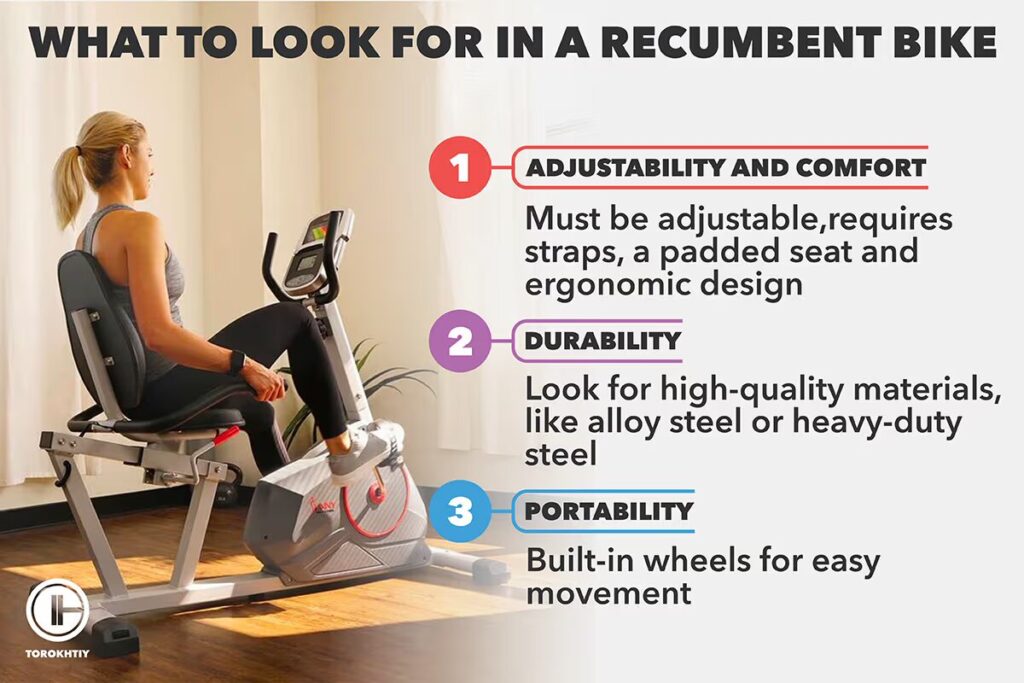 what to look for in a recumbent bike list