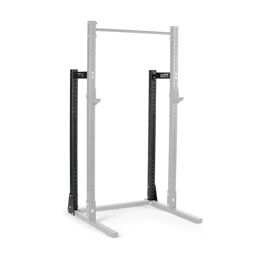 Titan Fitness X-3 Series Tall Squat Stand with Half Rack Conversion Kit