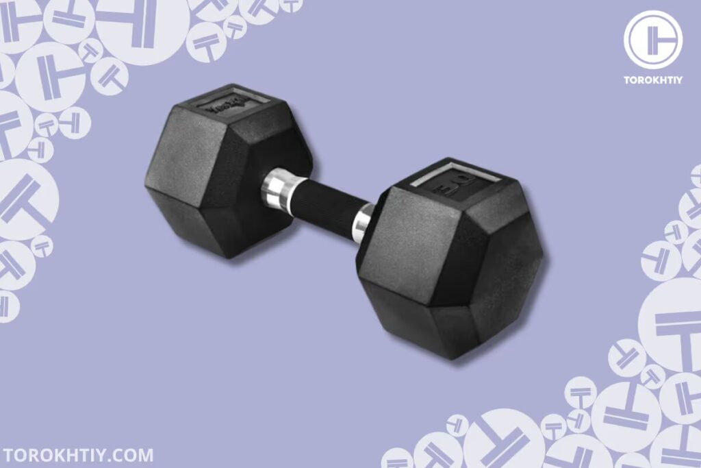 Yes4All Rubber hex dumbbells torokhtiy