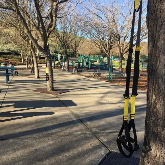 trx suspension trainer in park