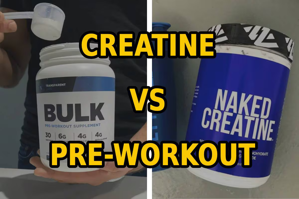 creatine and preworkout items sample