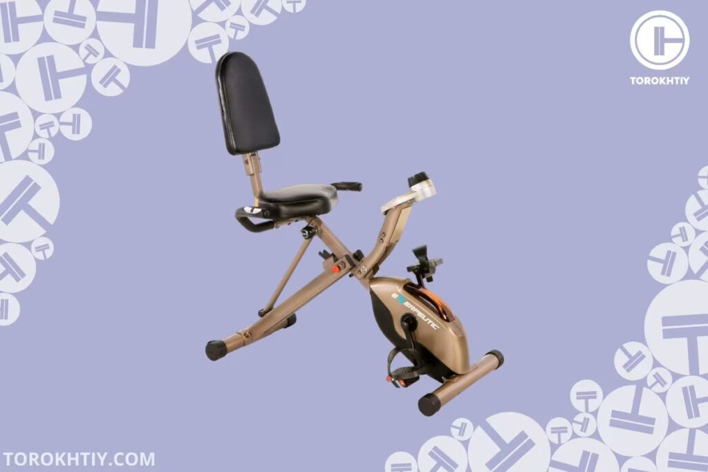 Exerpeutic 525XLR Folding Recumbent Exercise Bike 