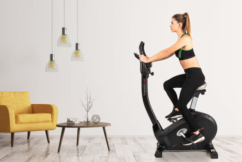 Use an Upright Exercise Bike