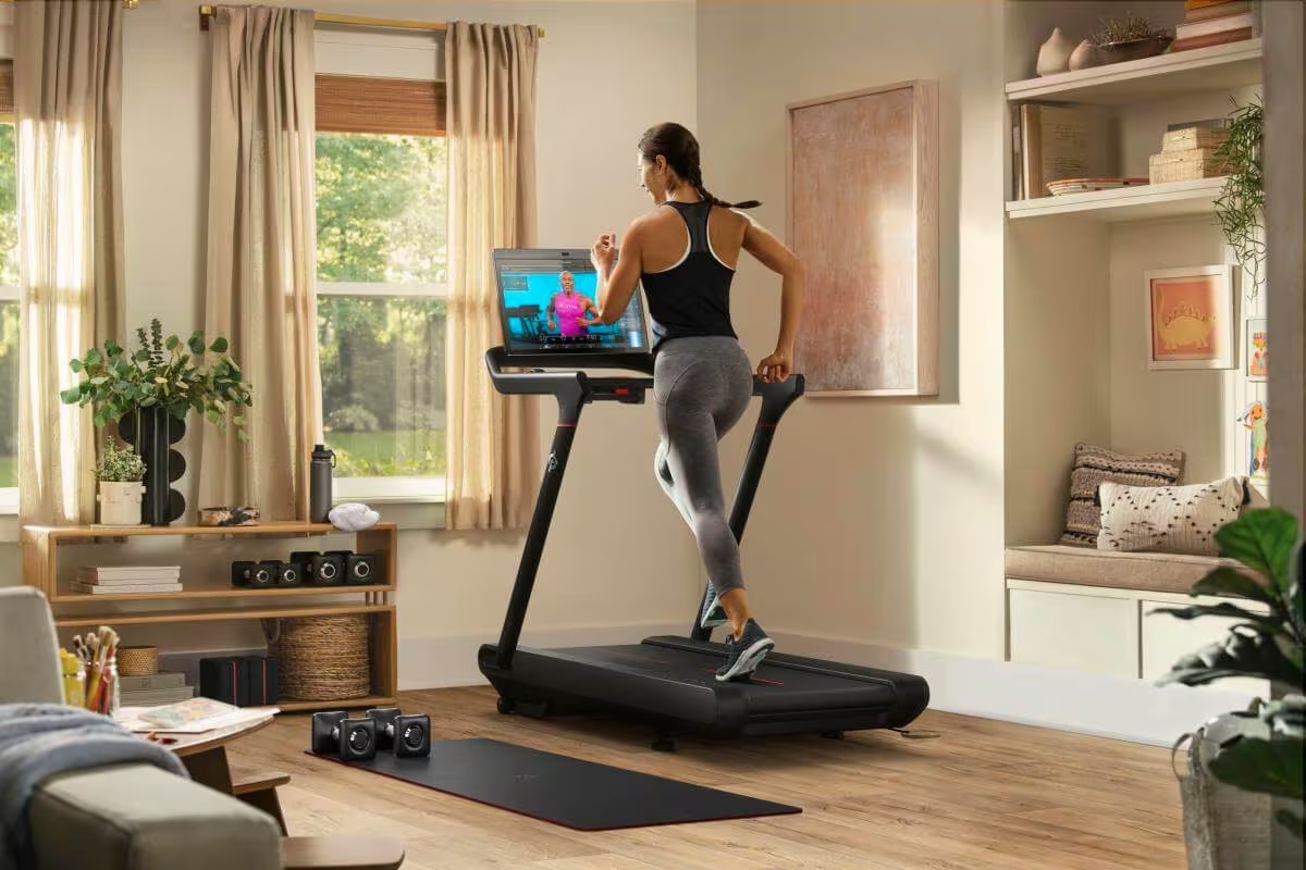 home treadmill running