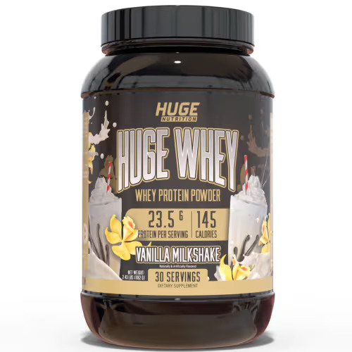 huge whey protein powder sample