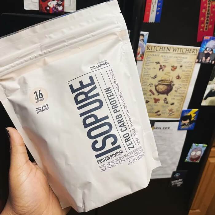 Isopure Zero Carb instagram