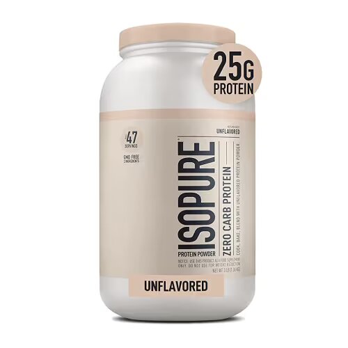 isopure protein bottle sample