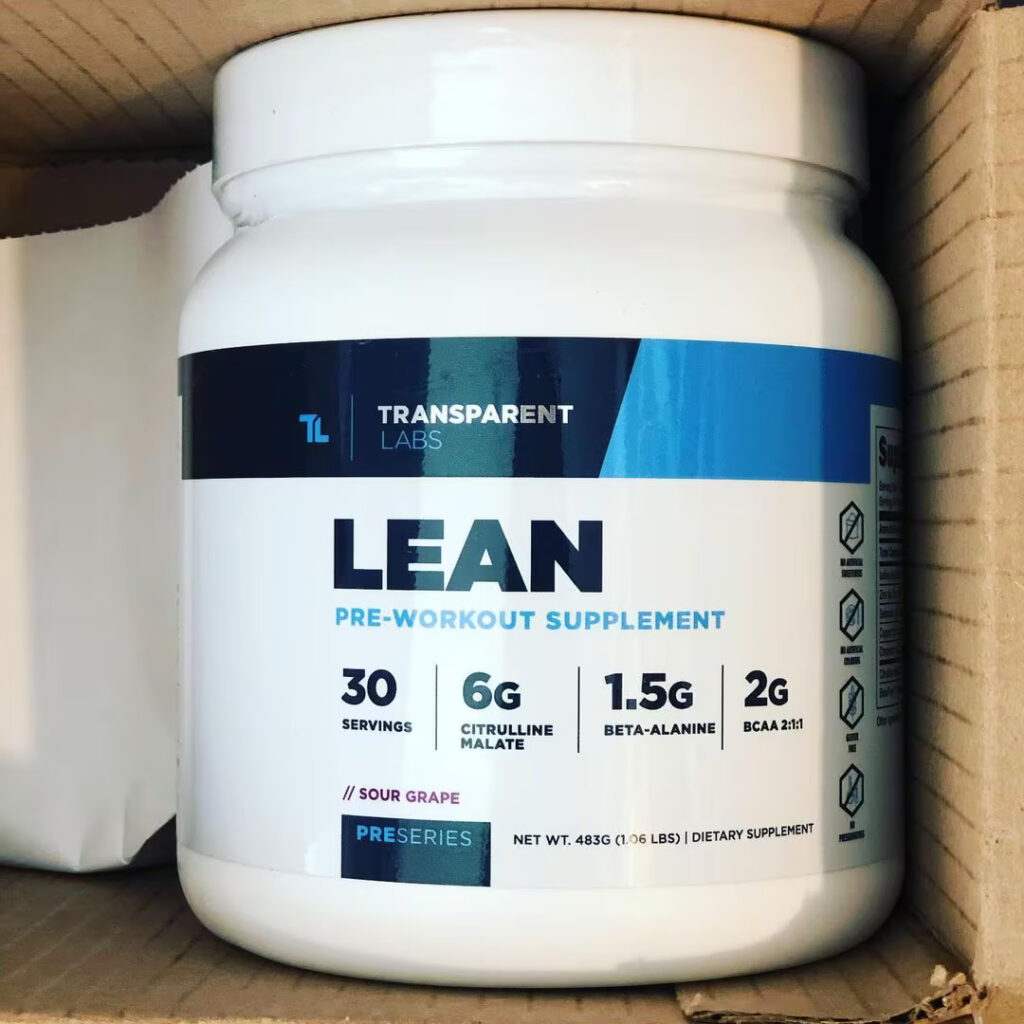 transparent labs lean instagram