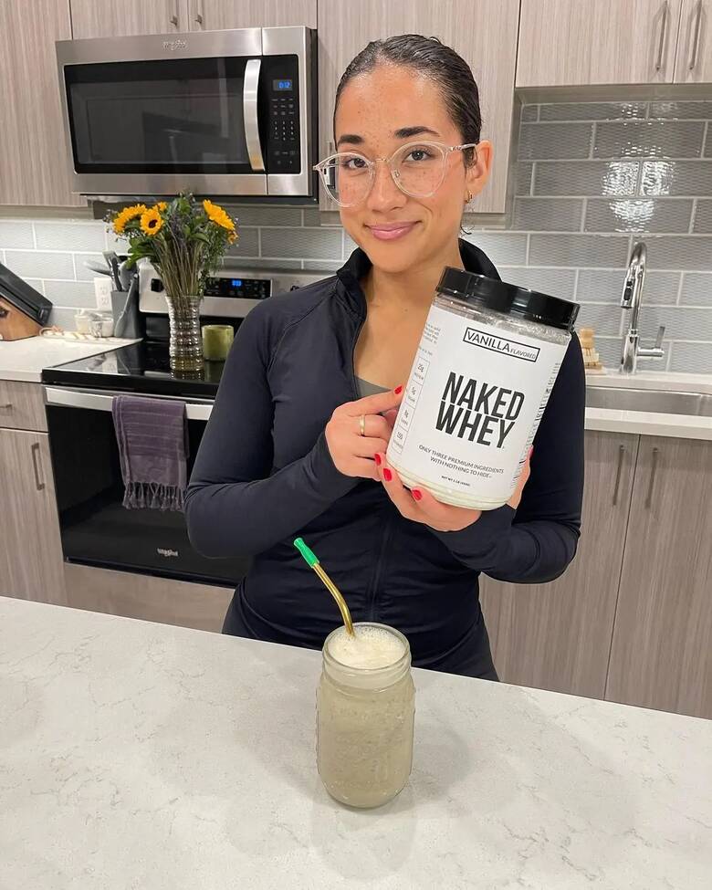 Naked Vanilla Whey Protein Powder Instagram