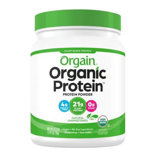 orgain protein bottle sample