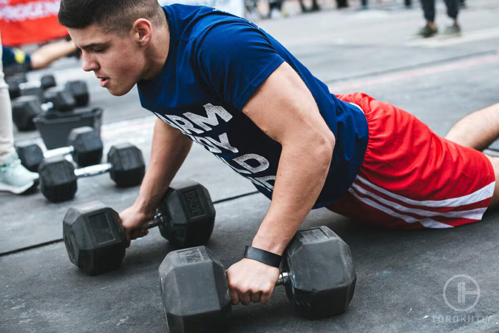 Rubber Hex Dumbbells