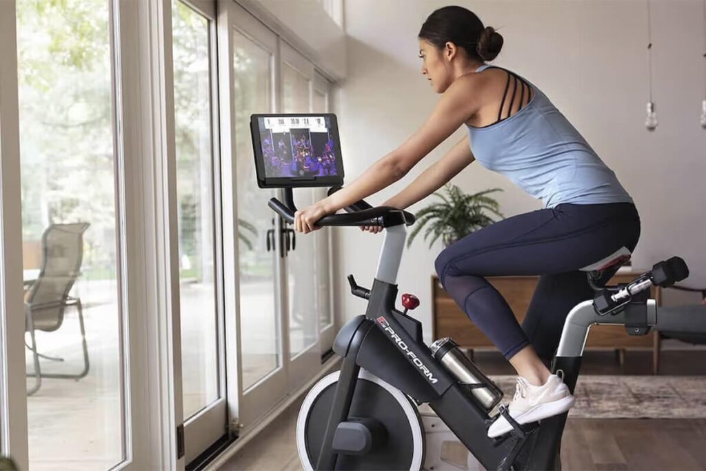 smart exercise bike workout