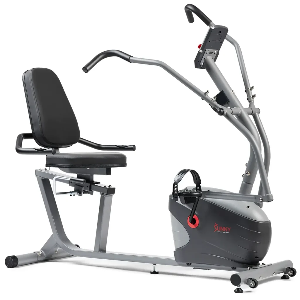 Sunny Health & Fitness Performance Interactive Recumbent Bike