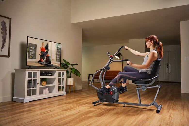 Sunny Health & Fitness Performance Interactive Recumbent Bike Instagram