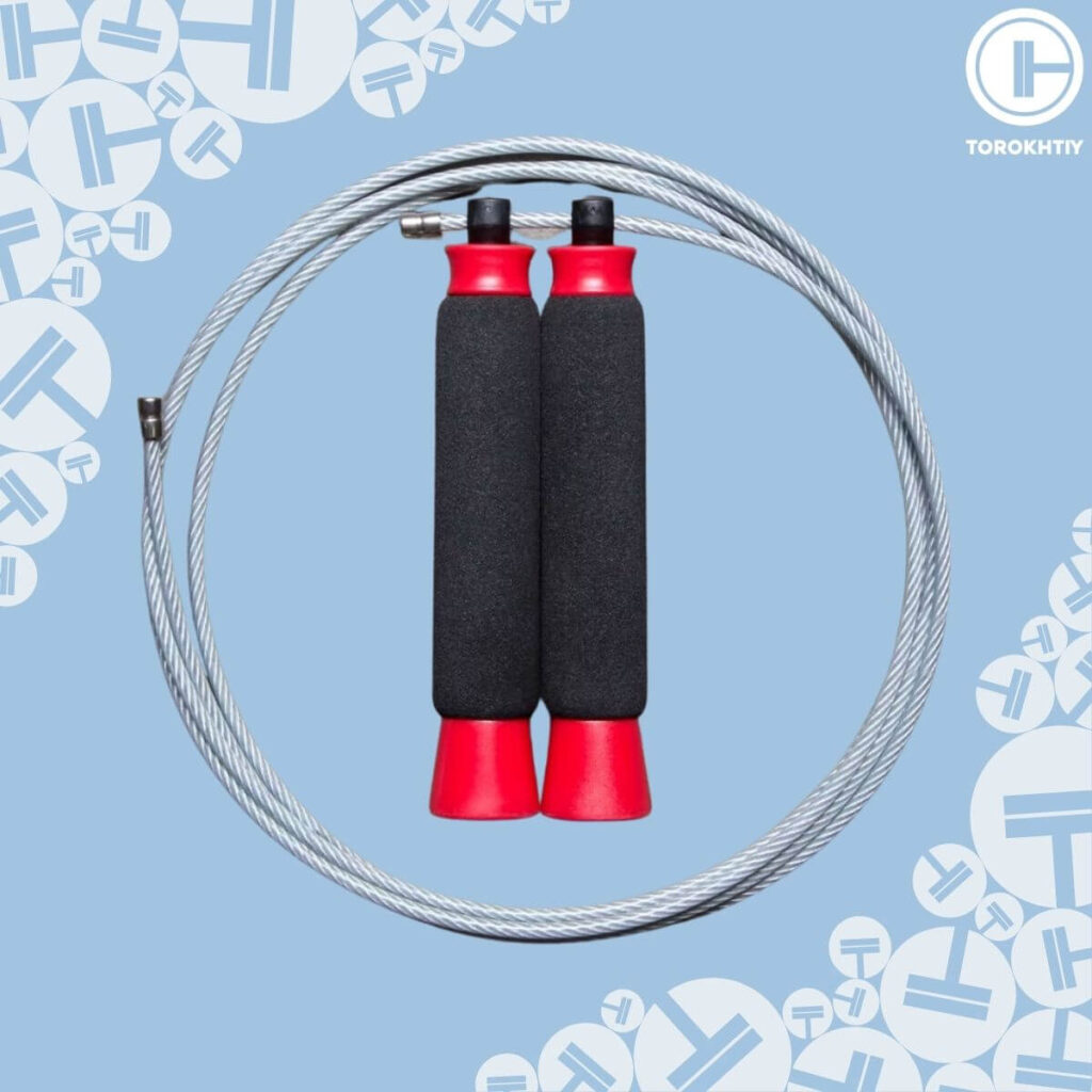 Foam Handle Steel Cable Jump Ropes