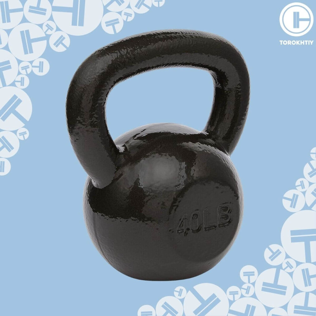 Amazon Basics Cast Iron Kettlebell