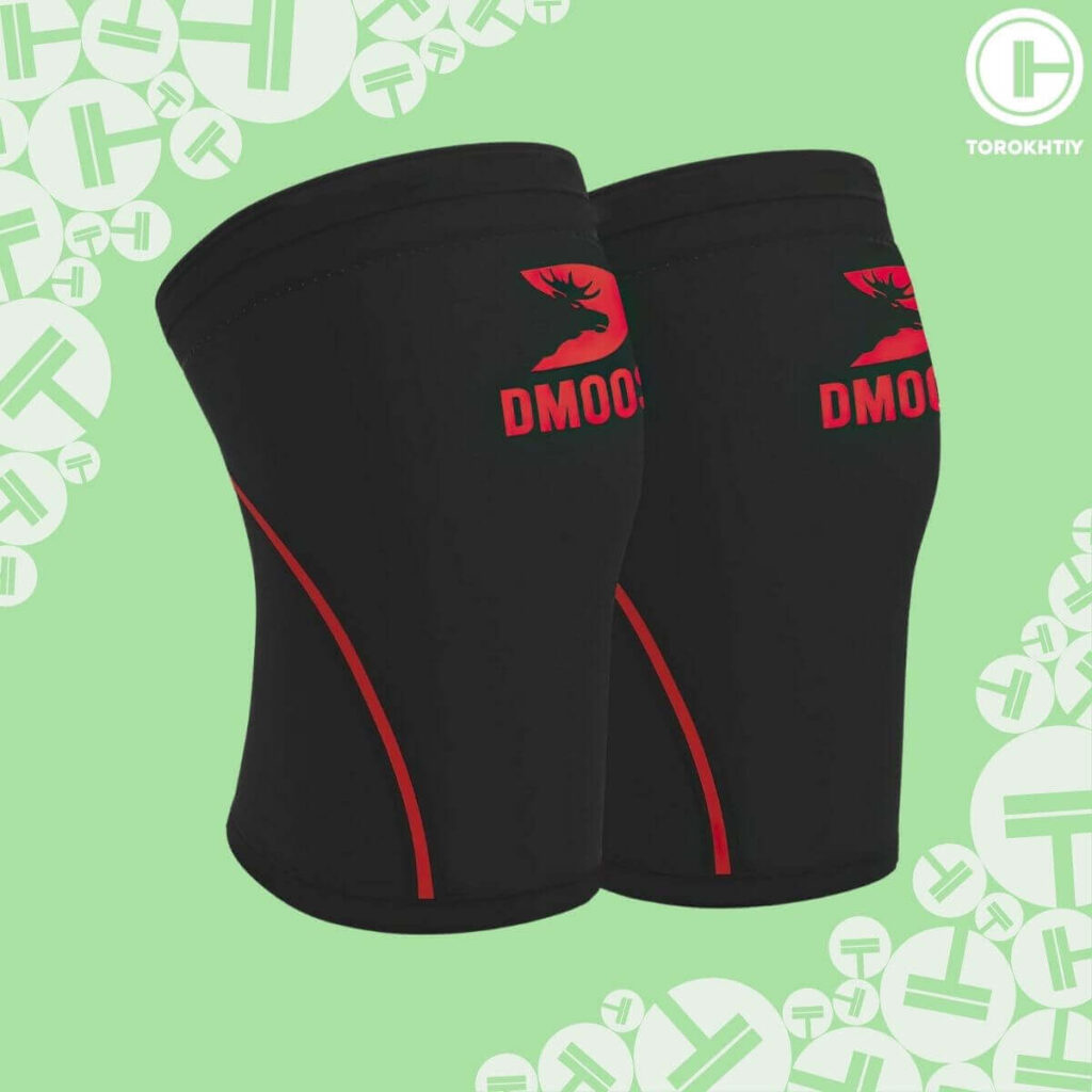 DMoose Powerlifting & Weightlifting Knee Sleeves 