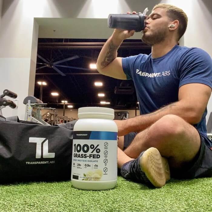 Transparent Labs Whey Isolate instagram