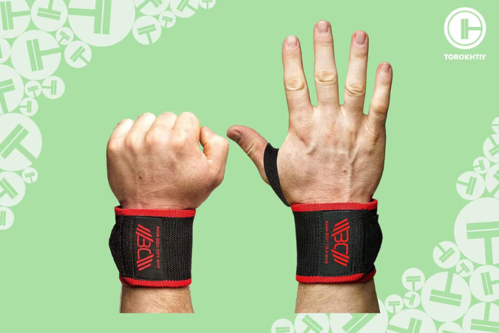 WARM BODY COLD MIND Premium Velcro Wrist Wraps 