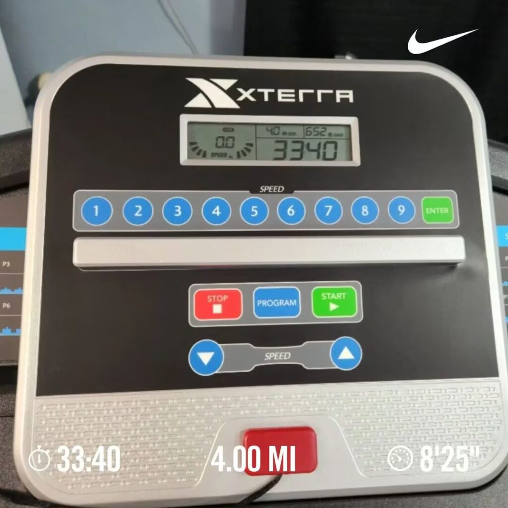 xterra treadmill in use